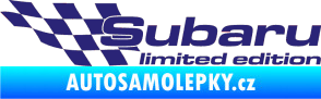 Samolepka Subaru limited edition levá střední modrá