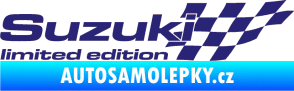 Samolepka Suzuki limited edition pravá střední modrá