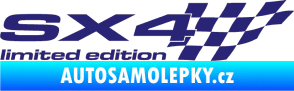 Samolepka SX4 limited edition pravá střední modrá