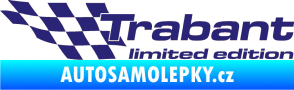 Samolepka Trabant limited edition levá střední modrá