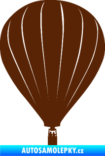 Samolepka Horkovzdušný balón 002 hnědá