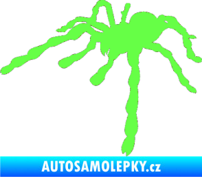 Samolepka Pavouk 013 - levá Fluorescentní zelená