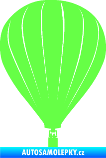 Samolepka Horkovzdušný balón 002 Fluorescentní zelená