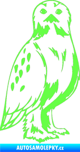 Samolepka Predators 061 pravá sova Fluorescentní zelená