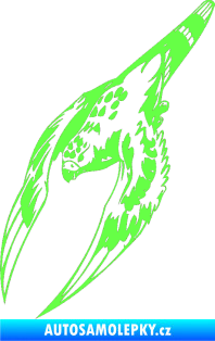Samolepka Predators 063 levá Fluorescentní zelená
