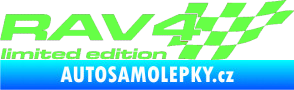 Samolepka RAV4 limited edition pravá Fluorescentní zelená