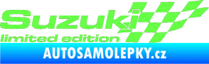 Samolepka Suzuki limited edition pravá Fluorescentní zelená