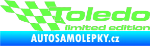 Samolepka Toledo limited edition levá Fluorescentní zelená