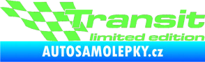 Samolepka Transit limited edition levá Fluorescentní zelená