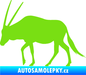 Samolepka Antilopa 001 levá zelená kawasaki