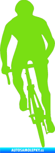 Samolepka Cyklista 006 levá zelená kawasaki