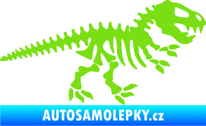 Samolepka Dinosaurus kostra 001 pravá zelená kawasaki