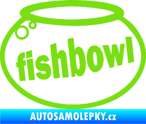 Samolepka Fishbowl akvárium zelená kawasaki