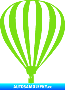 Samolepka Horkovzdušný balón 001  zelená kawasaki