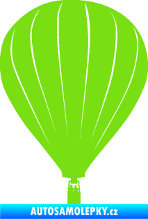 Samolepka Horkovzdušný balón 002 zelená kawasaki