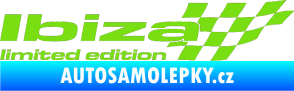 Samolepka Ibiza limited edition pravá zelená kawasaki
