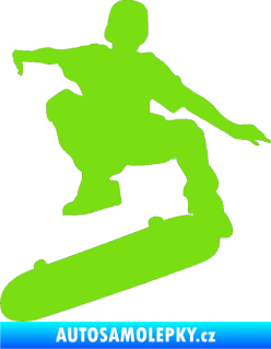 Samolepka Skateboard 004 levá zelená kawasaki