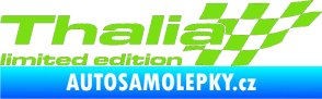 Samolepka Thalia limited edition pravá zelená kawasaki