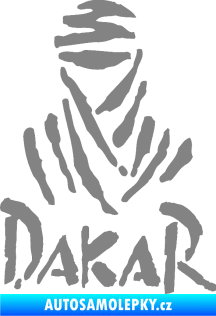 Samolepka Dakar 001 šedá