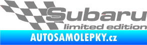 Samolepka Subaru limited edition levá šedá