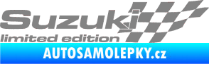 Samolepka Suzuki limited edition pravá šedá