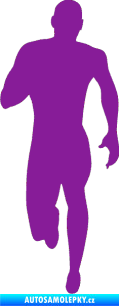 Samolepka Běžec 005 levá fialová