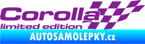 Samolepka Corolla limited edition pravá fialová