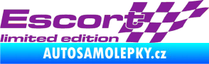 Samolepka Escort limited edition pravá fialová