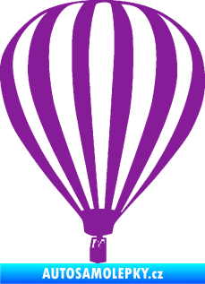 Samolepka Horkovzdušný balón 001  fialová