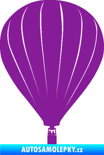 Samolepka Horkovzdušný balón 002 fialová