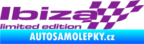 Samolepka Ibiza limited edition pravá fialová