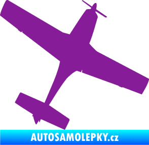 Samolepka Letadlo 003 pravá fialová