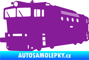Samolepka Lokomotiva 001 levá fialová
