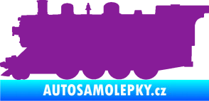 Samolepka Lokomotiva 002 levá fialová
