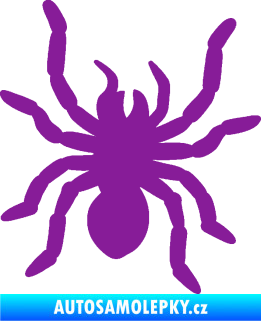 Samolepka Pavouk 014 pravá fialová