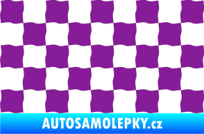 Samolepka Šachovnice 004 fialová