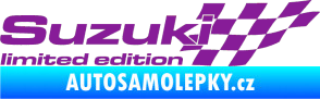 Samolepka Suzuki limited edition pravá fialová