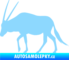 Samolepka Antilopa 001 levá světle modrá