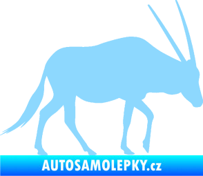 Samolepka Antilopa 001 pravá světle modrá