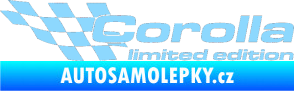 Samolepka Corolla limited edition levá světle modrá
