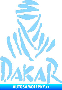 Samolepka Dakar 001 světle modrá