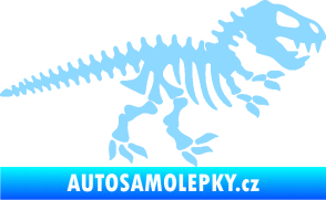 Samolepka Dinosaurus kostra 001 pravá světle modrá
