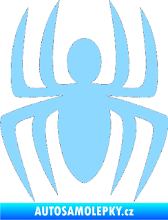 Samolepka Pavouk 005 světle modrá