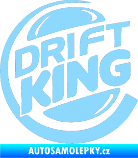 Samolepka Drift king světle modrá
