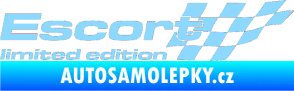 Samolepka Escort limited edition pravá světle modrá