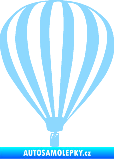Samolepka Horkovzdušný balón 001  světle modrá