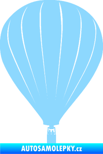 Samolepka Horkovzdušný balón 002 světle modrá
