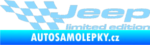 Samolepka Jeep limited edition levá světle modrá