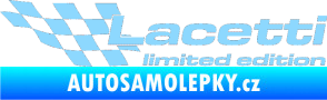 Samolepka Lacetti limited edition levá světle modrá