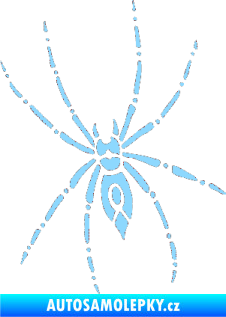 Samolepka Pavouk 011 levá světle modrá
